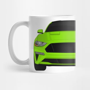 Mustang GT Grabber-lime + Black roof Mug